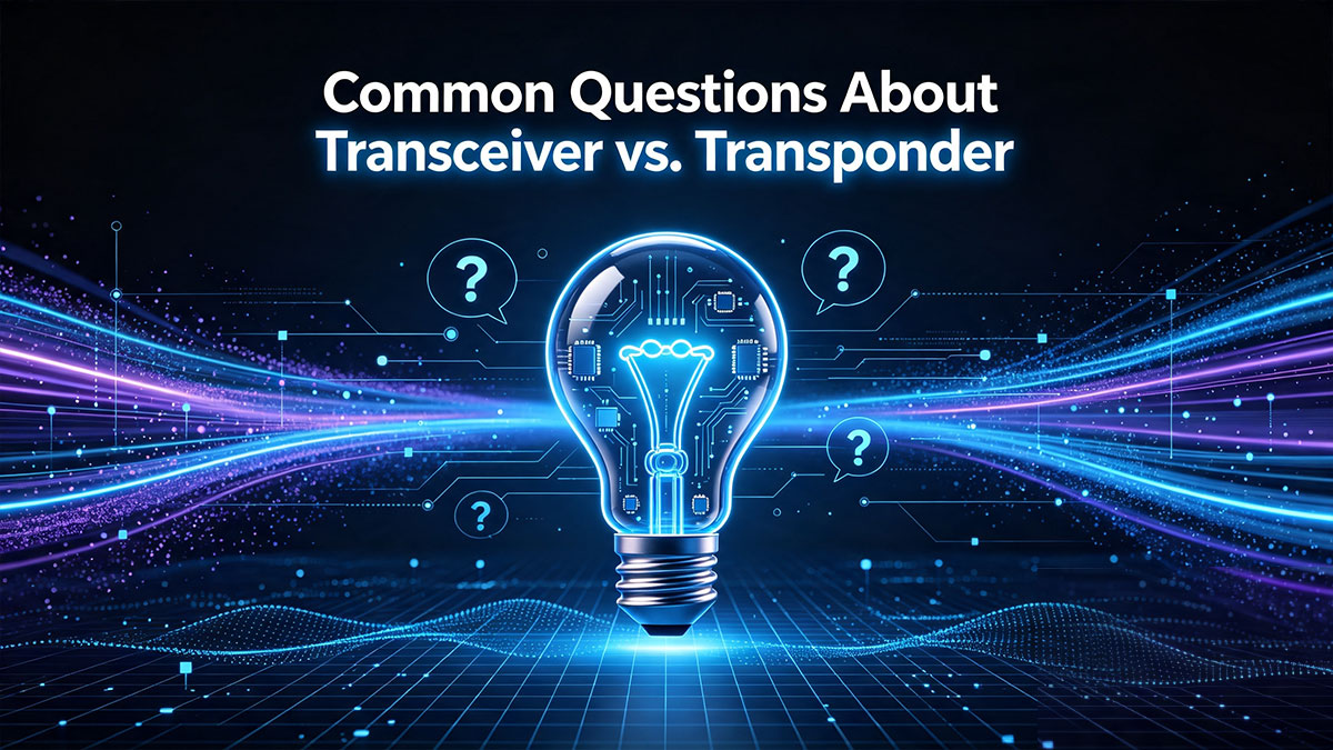 Common Questions About Transceiver vs. Transponder