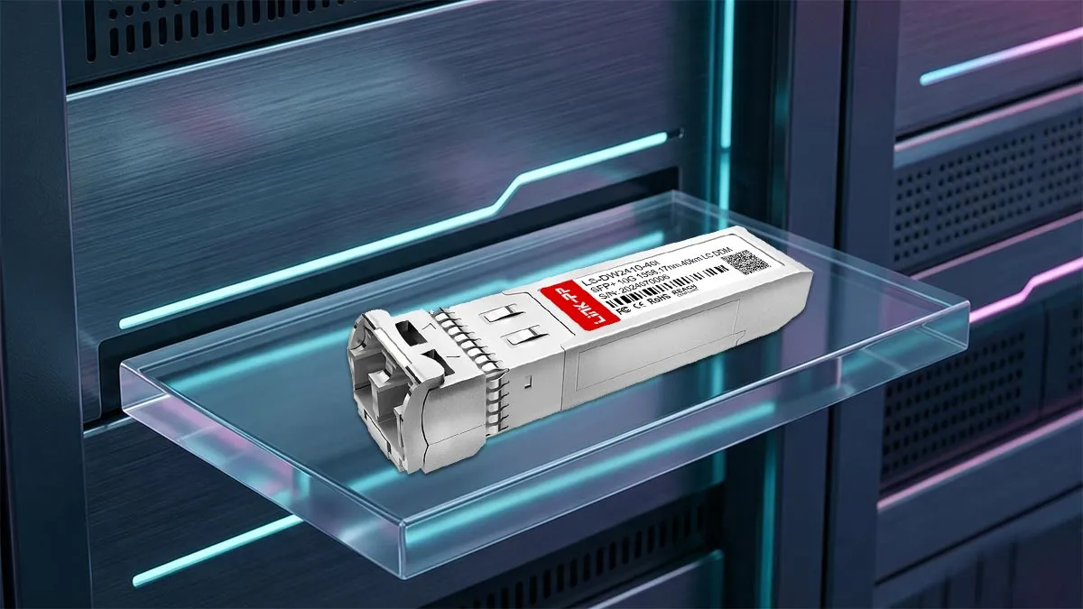 FS DW-SFP10G40-24-I Compatible LINK-PP 10G SFP+ Usage Demonstration
