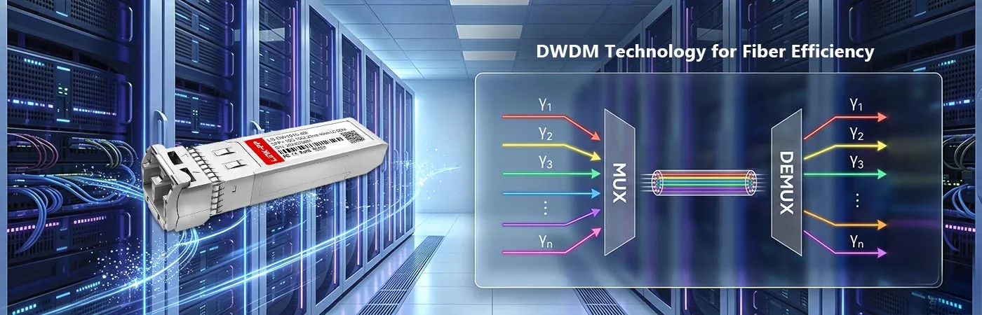 DWDM-SFP10G-62.23-I Module with DWDM Technology for Fiber Efficiency