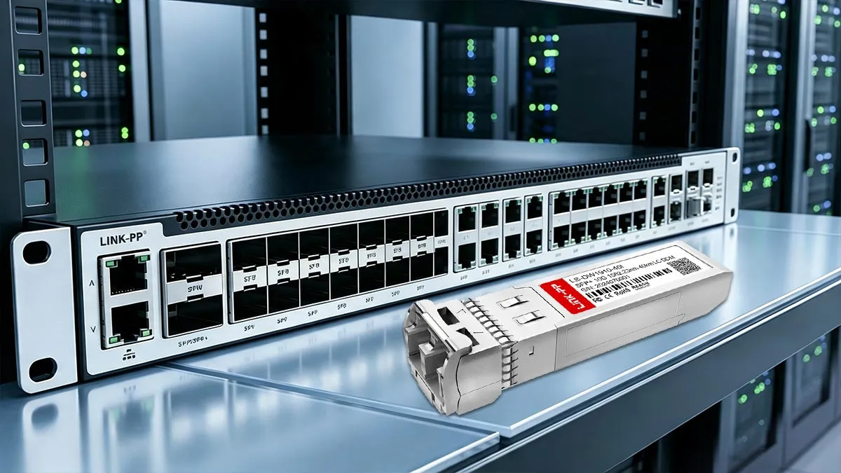 Dell DWDM-SFP10G-62.23-I Compatible LINK-PP 10G SFP+ Usage Demonstration