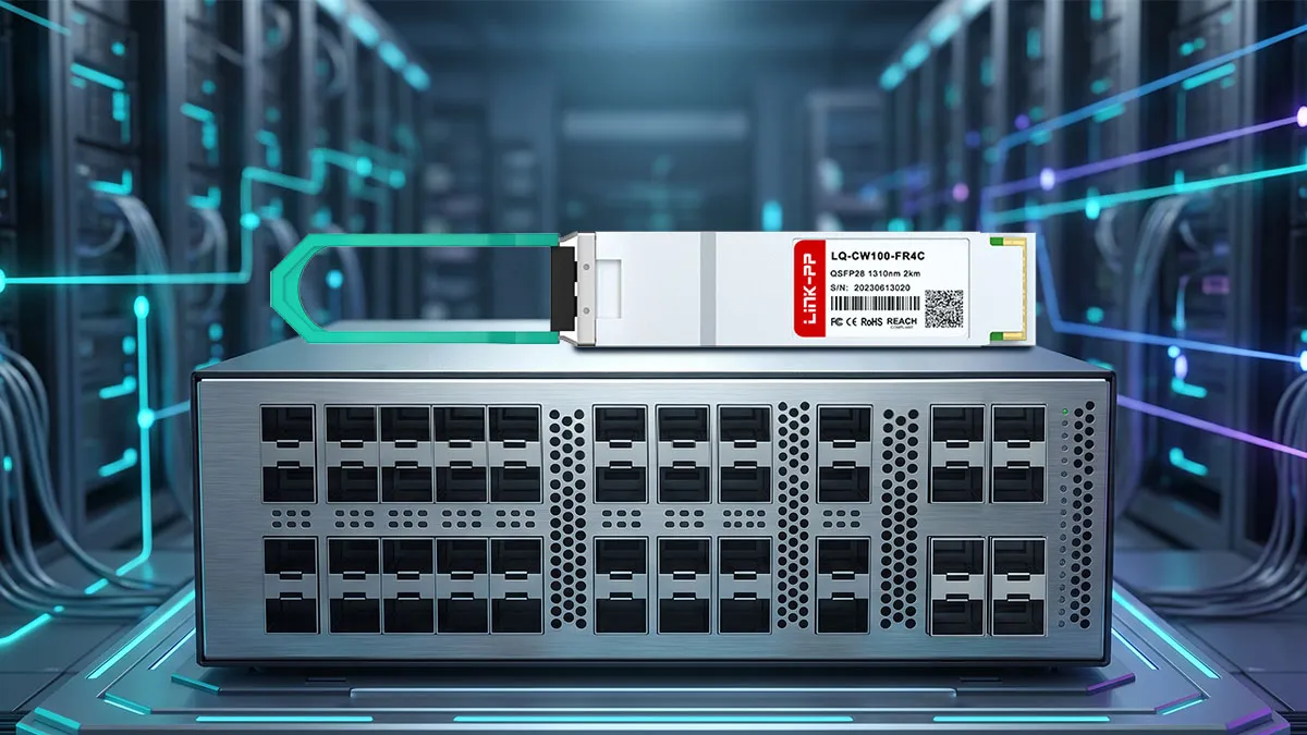 Brocade 100G-QSFP28-CWDM4-2KM kompatibel LINK-PP Optisches 100G-QSFP28-Modul