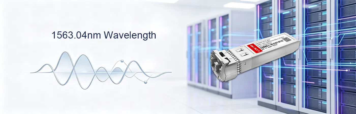 DWDM-SFP10G-63.05-I Module with 1563.04nm Wavelength