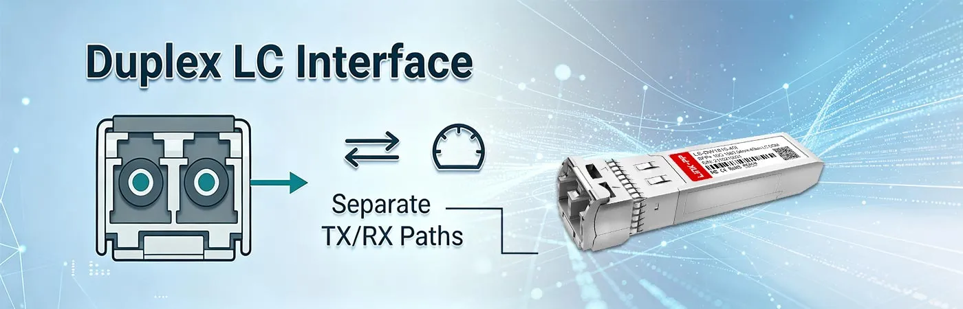 DWDM-SFP10G-63.05-I Module with Duplex LC Interface