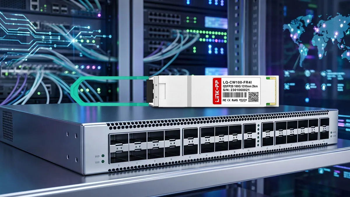 H3C QSFP-CWDM4-100G-I Compatible LINK-PP 100G QSFP28 Optical Module