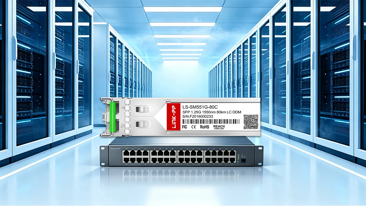 Modulo SFP1G-ZX-55 compatibile con Fortinet LINK-PP Modulo ottico SFP 1G compatibile