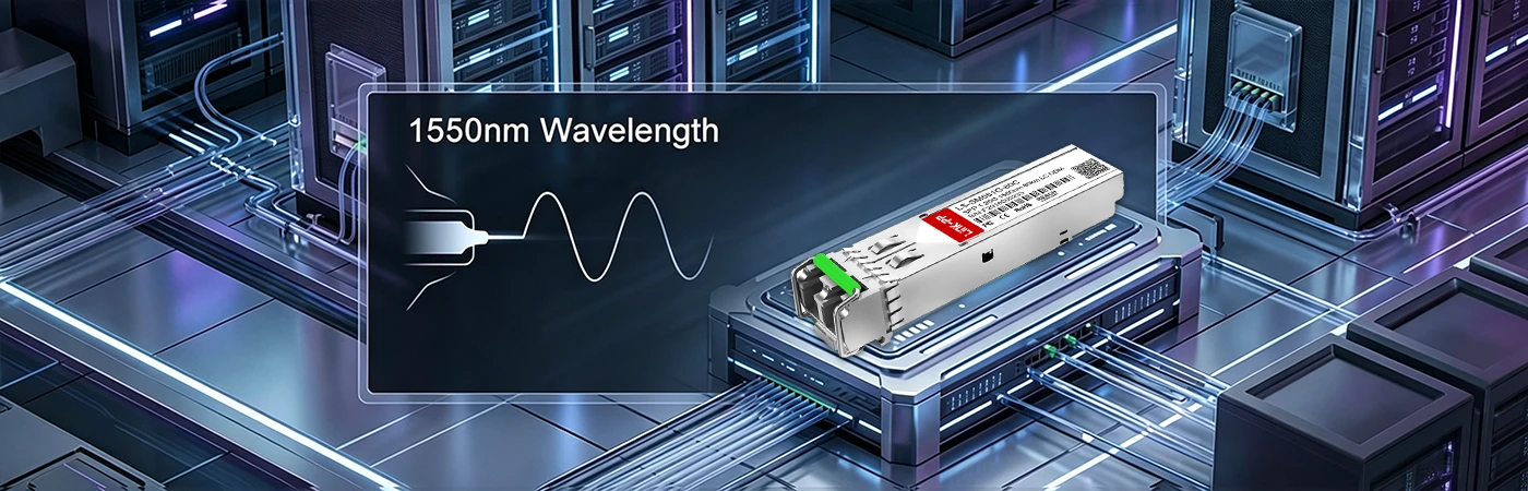 Modulo SFP1G-ZX-55 con lunghezza d'onda di 1550 nm
