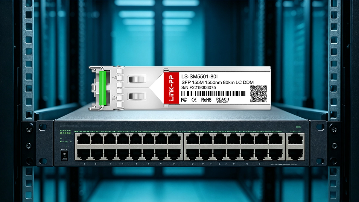 LINK-PP LS-SM5501-80I 155M SFP Usage Demonstration