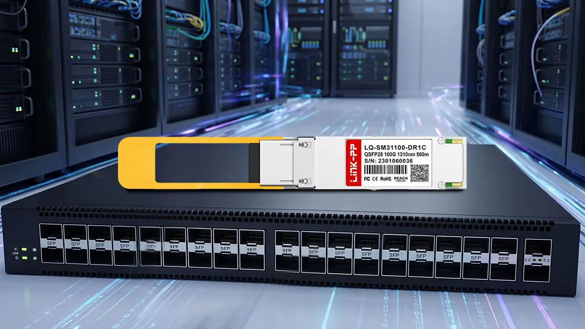 Compatibile con Juniper QSFP-100G-DR LINK-PP Modulo ottico QSFP100 28G