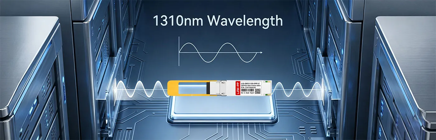 Modulo QSFP-100G-DR con lunghezza d'onda di 1310 nm