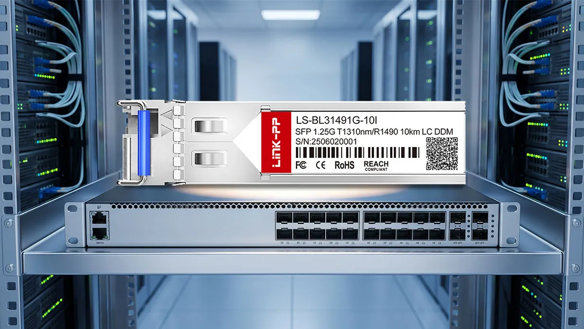 LINK-PP Modulo ottico SFP BiDi LS-BL31491G-10I da 1G