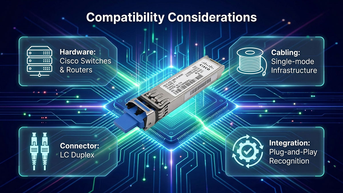Cisco GLC-FE-100LX-RGD Compatibility Considerations