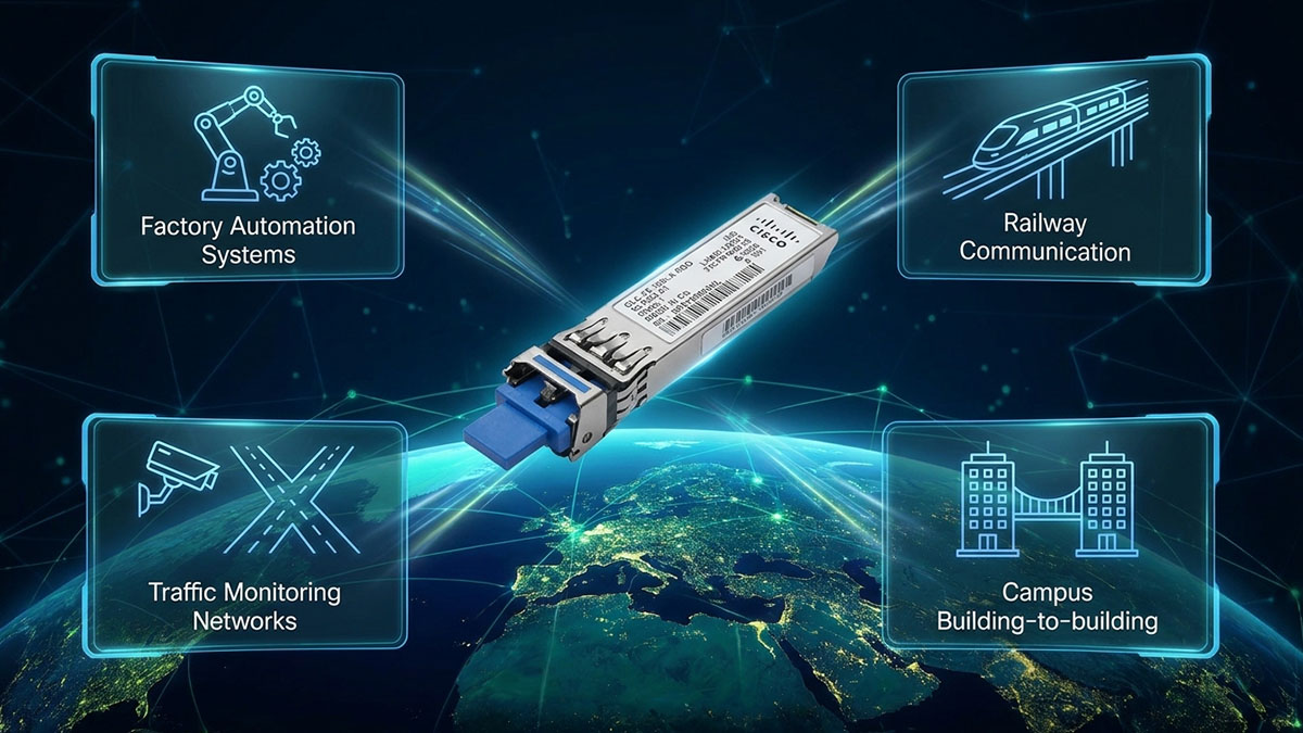 Cisco GLC-FE-100LX-RGD Applications
