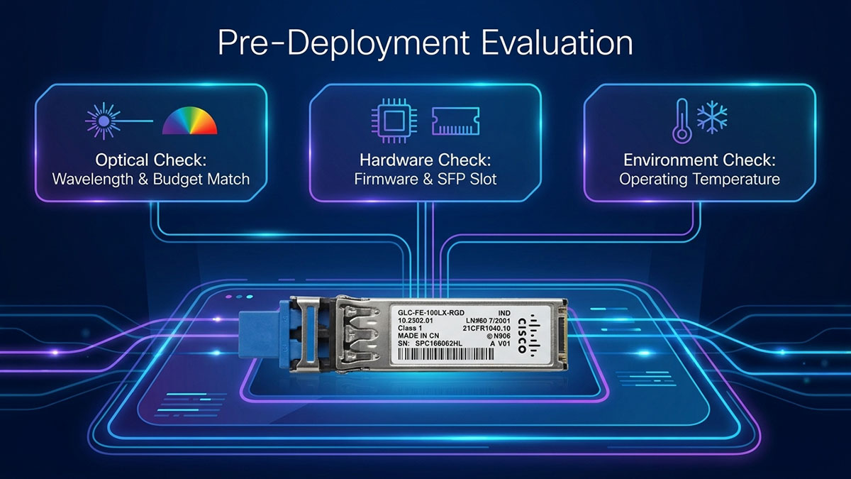 How to Evaluate Cisco GLC-FE-100LX-RGD Datasheet Before Deployment