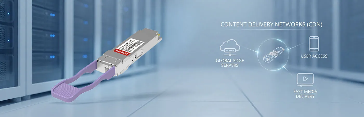 QSFP-BX10-100G: 100G-Konnektivität für Content Delivery Networks