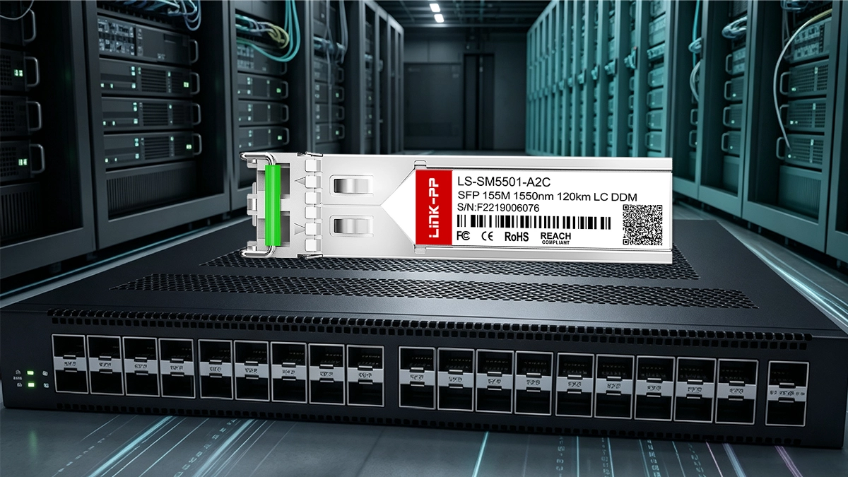 LINK-PP LS-SM5501-A2C 155M SFP Usage Demonstration