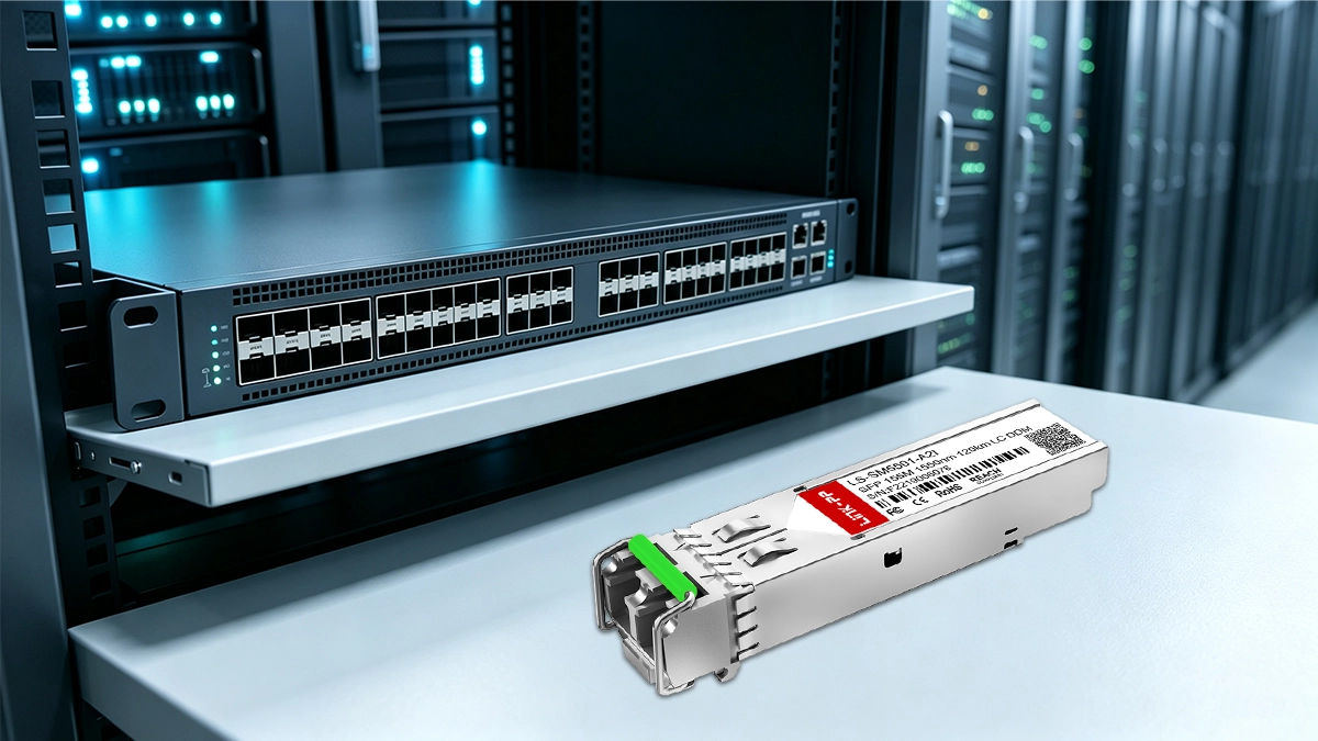 LINK-PP LS-SM5501-A2I 155M SFP Usage Demonstration