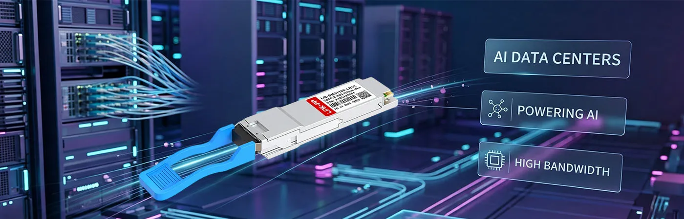 QSFP-LR-100G: 100G-Konnektivität für KI-Rechenzentren