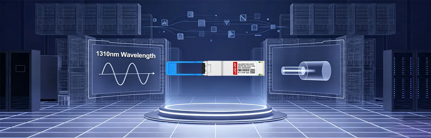 QSFP-LR-100G-Modul mit 1310 nm Wellenlänge