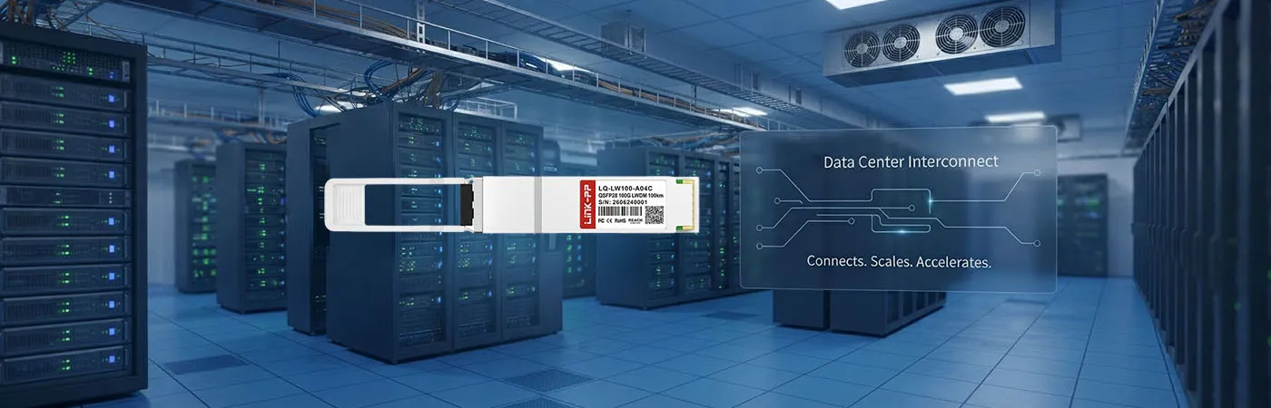 QSFP-EZR4-100G: 100G-Konnektivität für die Rechenzentrumsvernetzung