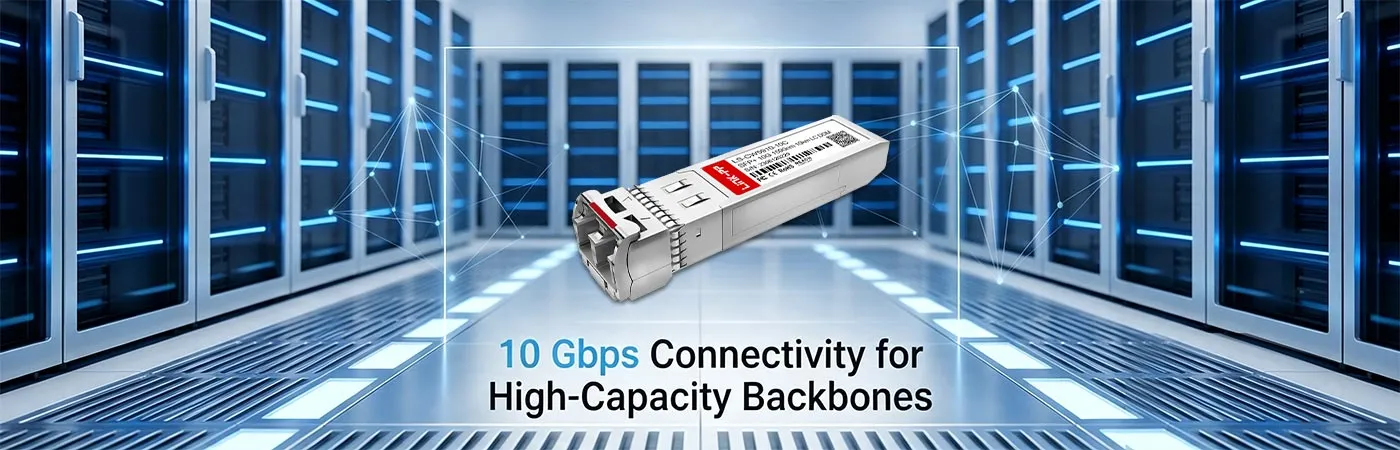 CWDM-SFP10G-10M: 10 Gbps Connectivity for High-Capacity Backbones