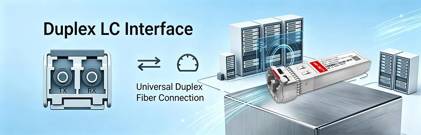 CWDM-SFP10G-10M Module with Duplex LC Interface