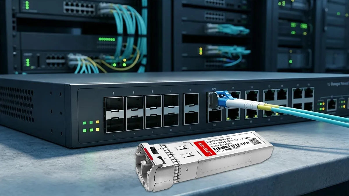 Juniper EX-SFP-10GE-CWE59-10 Compatible LINK-PP 10G SFP+ Usage Demonstration