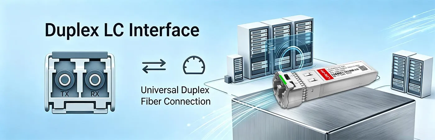 CWDM-SFP10G-10M Module with Duplex LC Interface