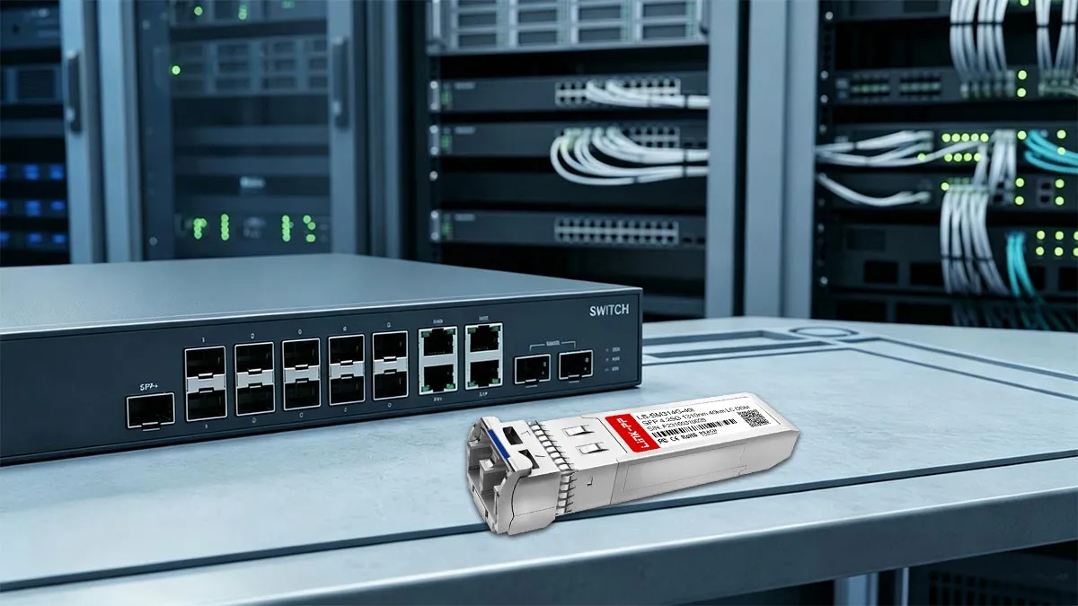 LINK-PP Demostración de uso del módulo SFP de 4 G LS-SM314G-40I