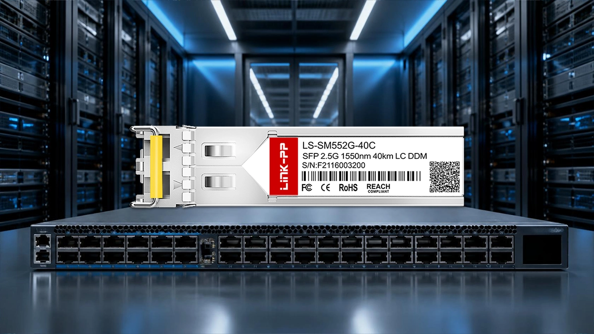 LINK-PP Modulo ottico SFP LS-SM552G-40C da 2.5G
