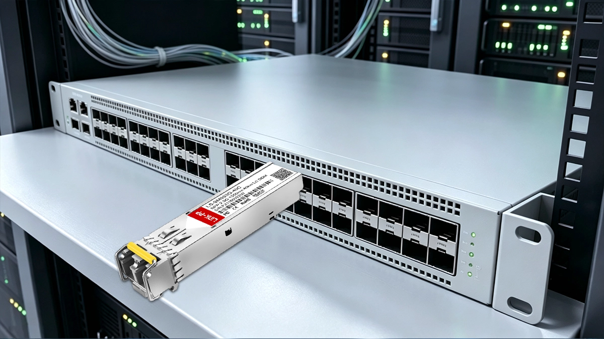 Compatible con SFP-2GLR-55 genérico LINK-PP Demostración de uso de SFP de 2.5 G