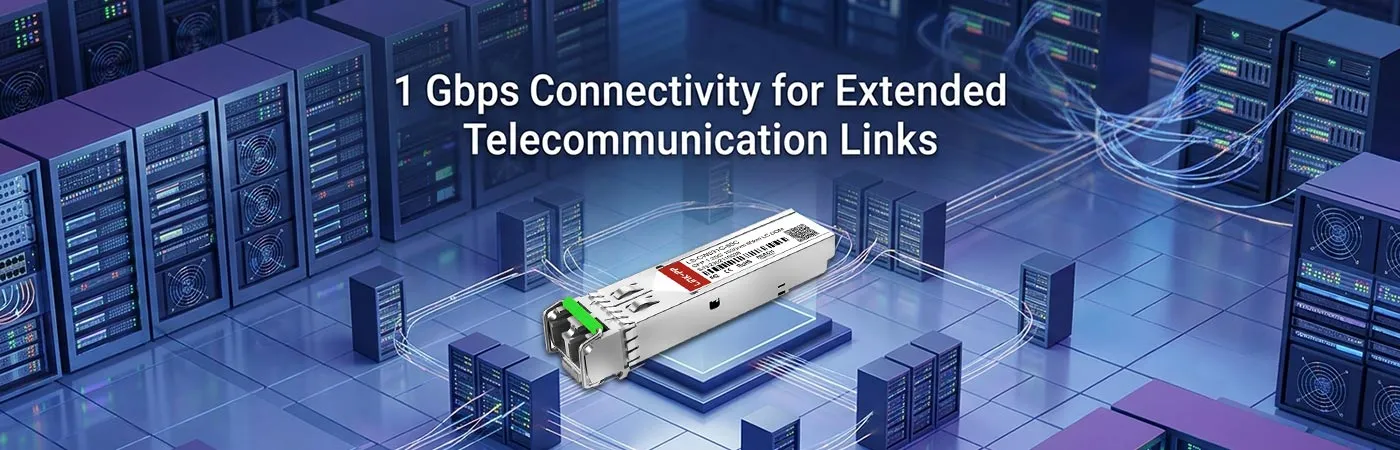CWDM-SFP-1530: Connettività a 1 Gbps per collegamenti di telecomunicazione estesi