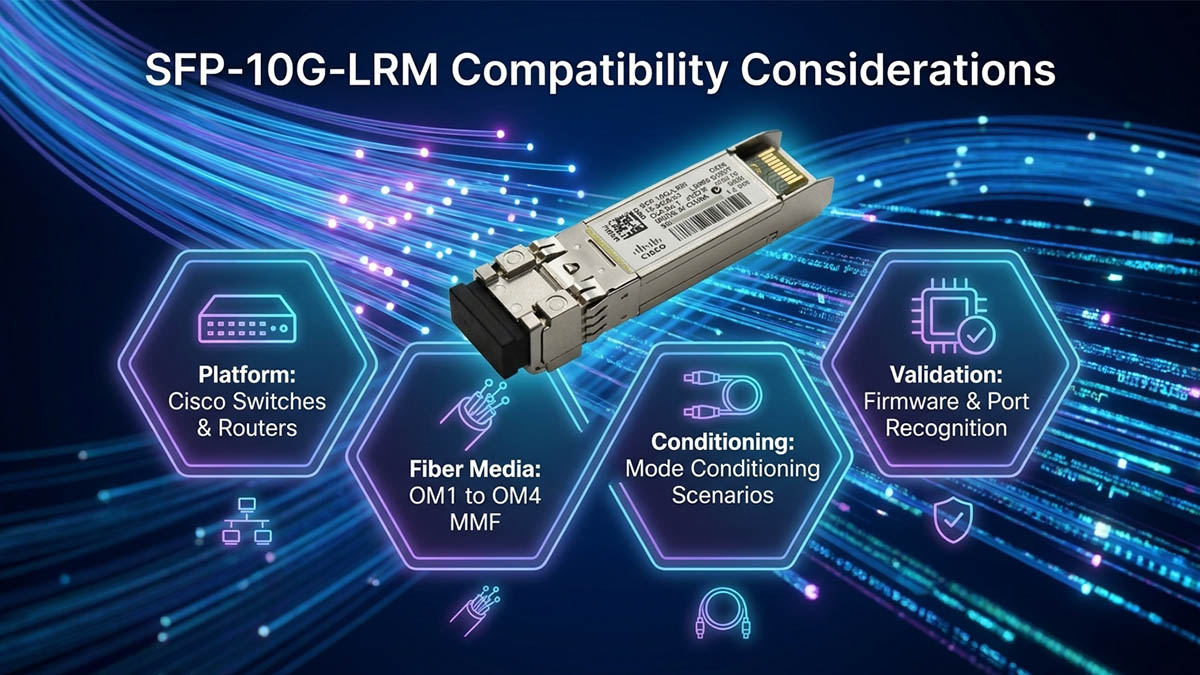 Cisco SFP-10G-LRM Compatibility Considerations