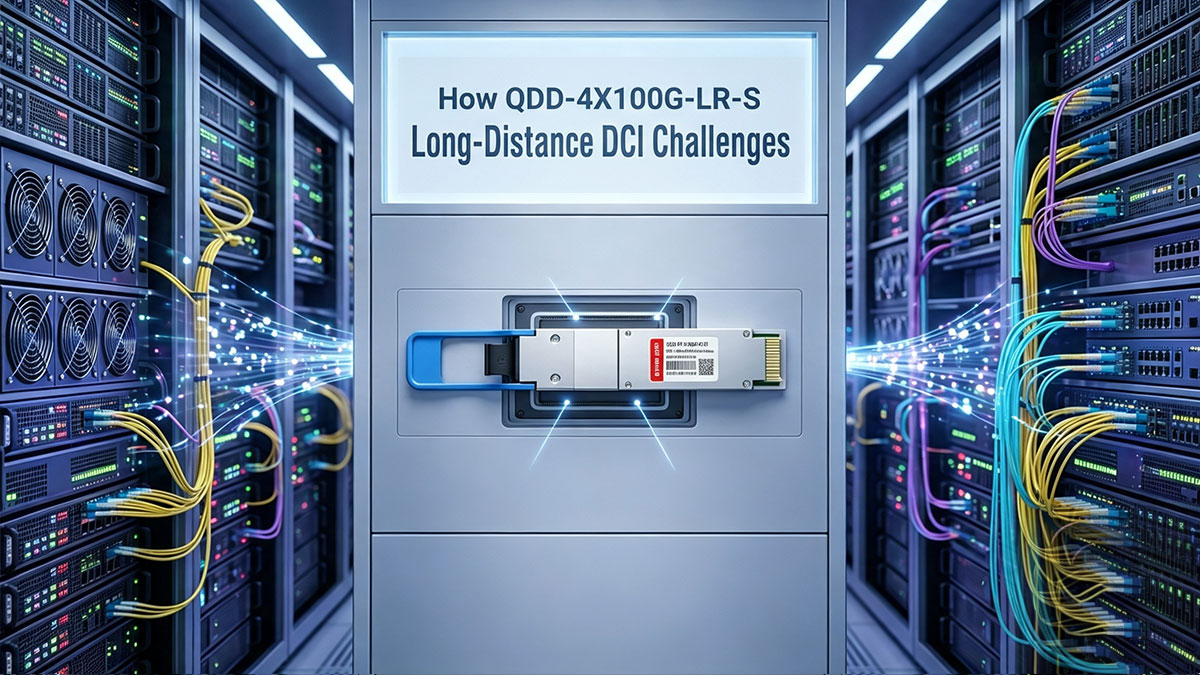 How QDD-4X100G-LR-S Solves Long-Distance DCI Challenges