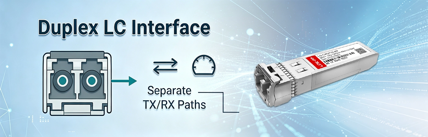XBR-SFP10G1270-40-I Module with Duplex LC Interface