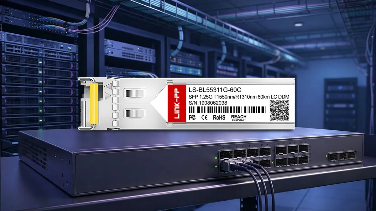 LINK-PP LS-BL55311G-60C 1G BiDi SFP 광 모듈