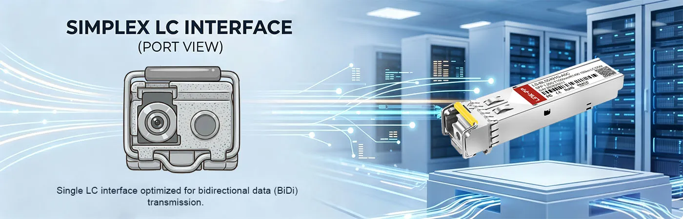 심플렉스 LC 인터페이스를 갖춘 LS-BL55491G-A5C 모듈