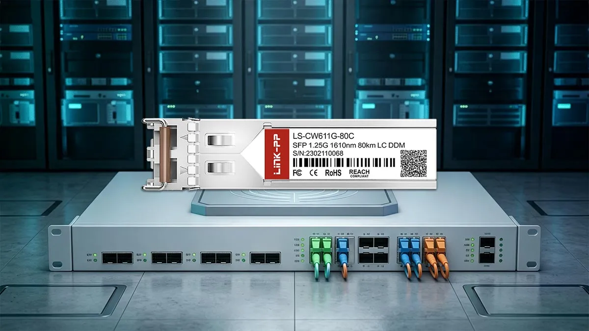 Cisco CWDM-SFP-1610 互換 LINK-PP 1G SFP光モジュール