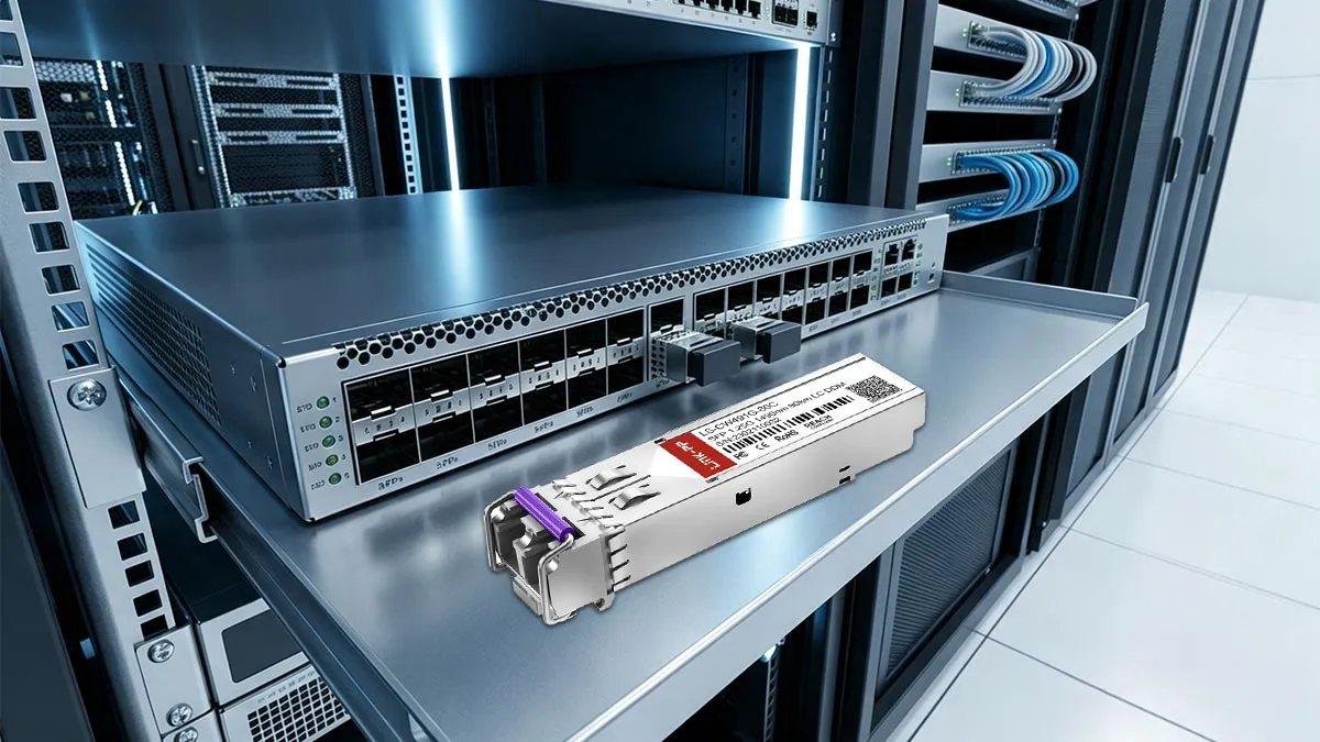 LINK-PP Demostración de uso del módulo SFP de 1G LS-CW491G-80C