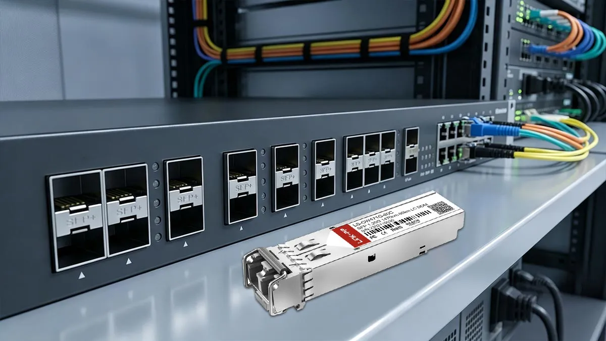 LINK-PP Demonstração de utilização do SFP 1G LS-CW471G-80C