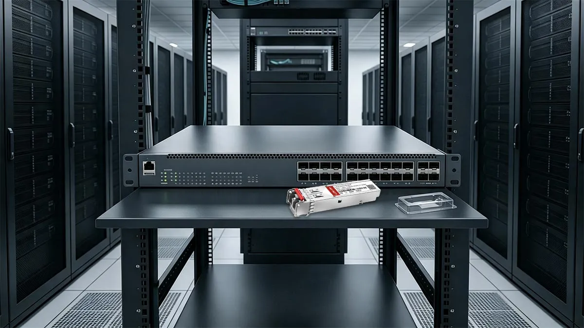 LINK-PP Démonstration d'utilisation du module SFP 1G LS-CW431G-80C