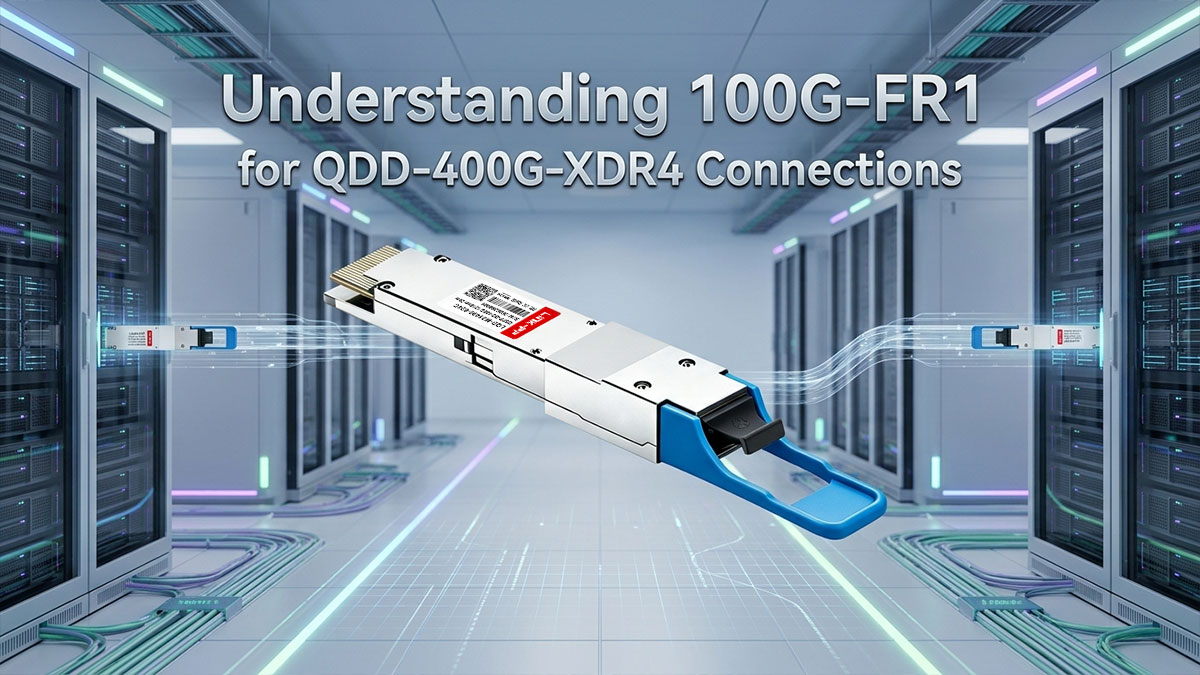 Understanding 100G-FR1 for QDD-400G-XDR4 Connections