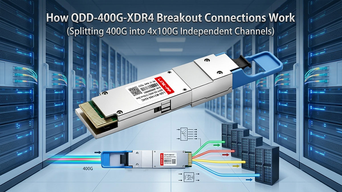 How QDD-400G-XDR4 Breakout Connections Work