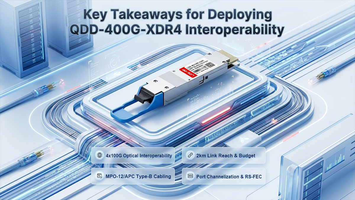 Key Takeaways for Deploying QDD-400G-XDR4 Interoperability