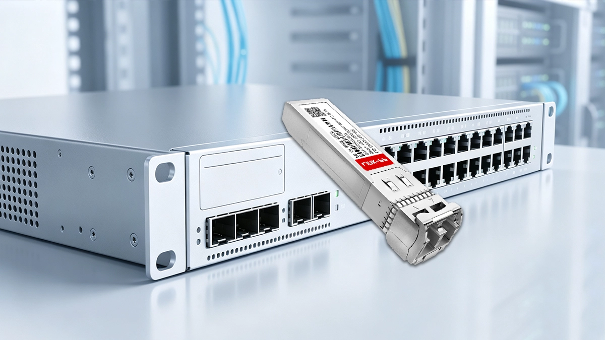 LINK-PP Démonstration d'utilisation du module SFP+ 10G LS-DW2110-40I