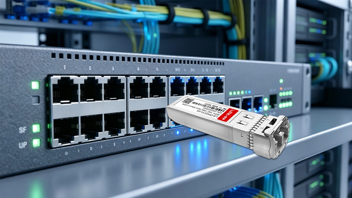 Dell DWDM-SFP10G-59.79-I Compatible LINK-PP 10G SFP+ Usage Demonstration
