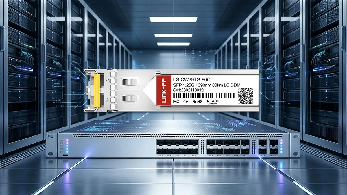LINK-PP LS-CW391G-80C 1G SFP光モジュール