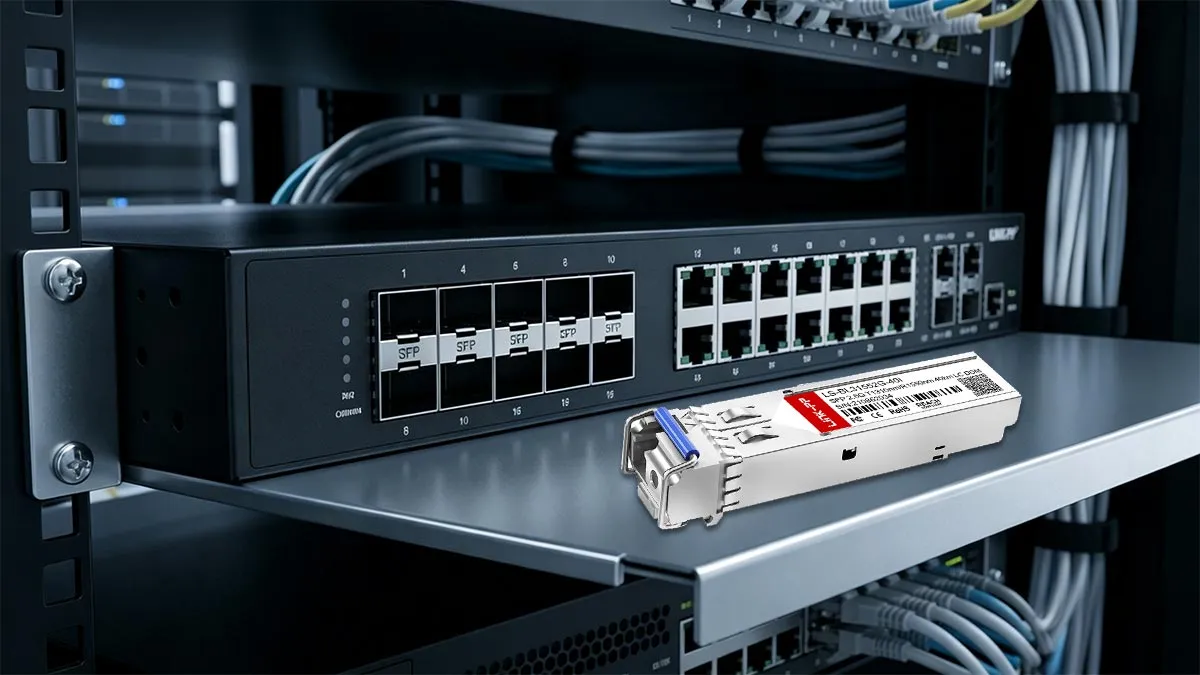 LINK-PP LS-BL31552G-40I 2.5G SFP BiDi  Usage Demonstration