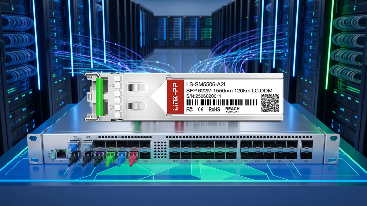 LINK-PP وحدة بصرية SFP بسرعة 622 ميجابت/ثانية LS-SM5506-A2I