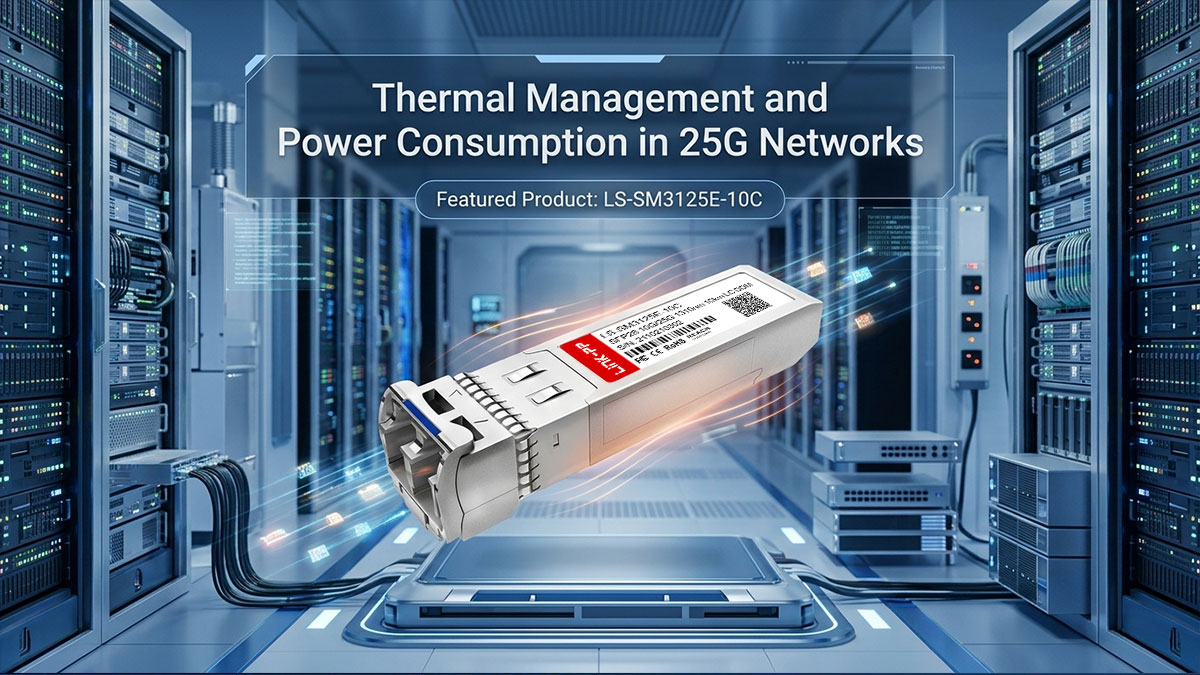 25Gネットワ​​ークにおける熱管理と消費電力