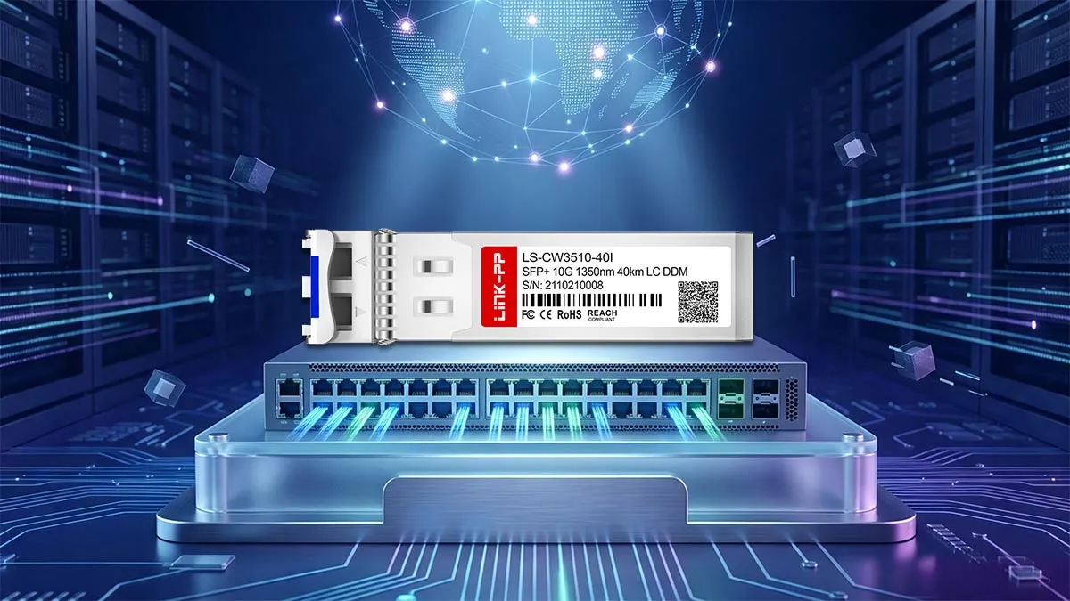 LINK-PP Módulo óptico SFP+ LS-CW3510-40I de 10G